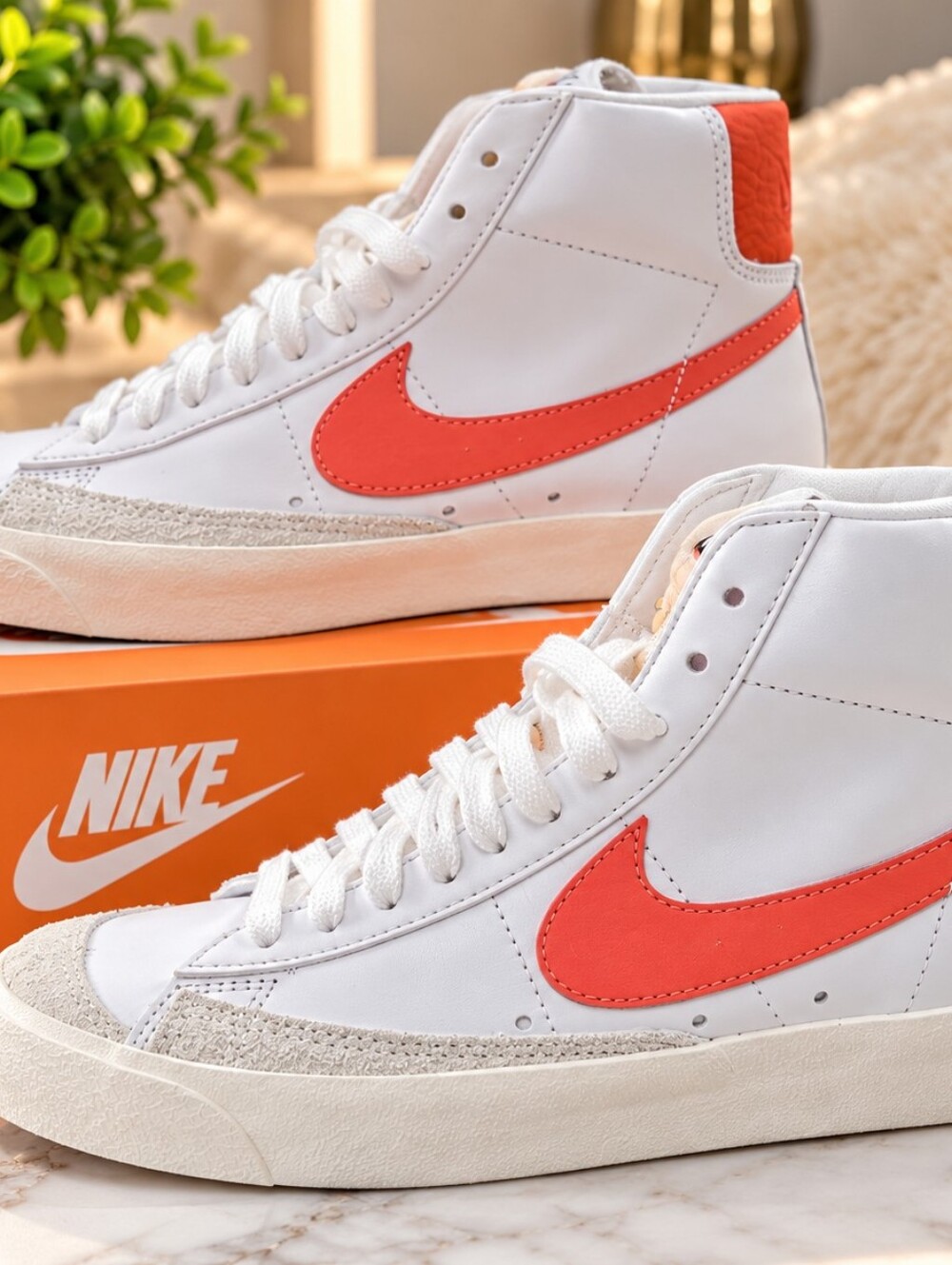 Nike Kids White and Gum-Soled Sneakers - Stylish Everyday Shoes
